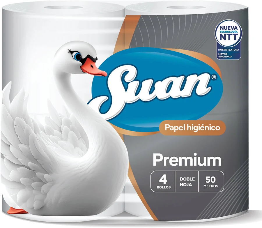 Papel Higienico Premiun Swan Mihogar 4Ux50 Mt